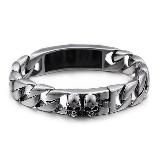 Pulsera de Calavera Personalizada - Diseño Minimalista - Image 2
