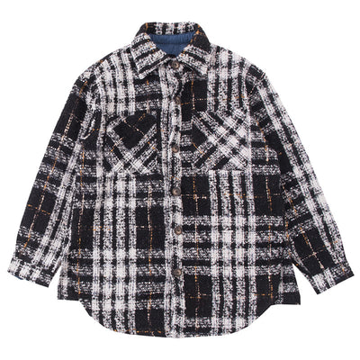 Cardigan Tipo Camisa Cuadros para Hombre - Estilo Versátil - Image 7