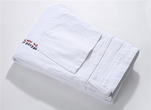 Jeans Rotos con Bordado Artesanal - Image 8