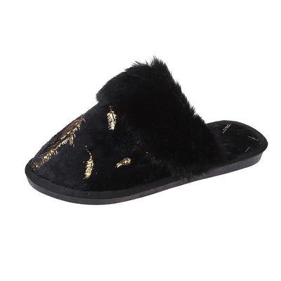 Pantuflas de Felpa Plus Size para Mujer - Algodón Suave Estilo Europeo - Image 14