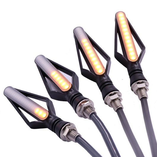 Direccionales LED Secuenciales para Moto con Luz de Freno - Image 3