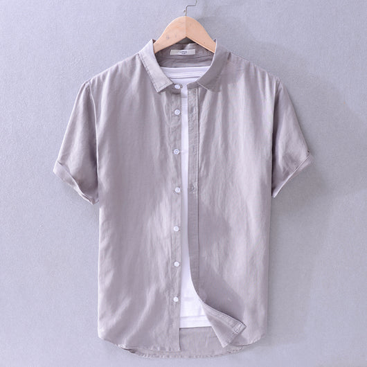 Camisa de Lino Manga Larga - Image 28
