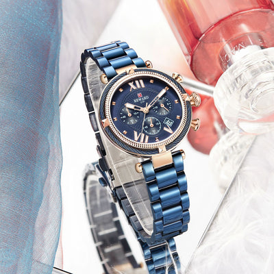 Reloj de Acero Inoxidable Resistente al Agua con Movimiento de Cuarzo - Image 37