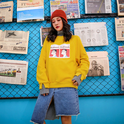 Suéter Acolchado de Terciopelo con Estampado Cartoon para Mujer - Image 4