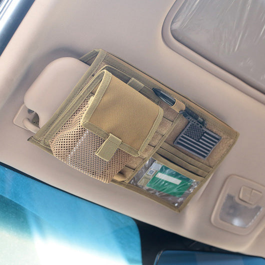 Organizador de Visera para Auto con Soporte para CDs y Accesorios
