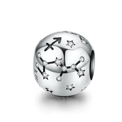 Dijes de Plata 925 Signo Zodiacal Acuario para Pulseras - Image 2
