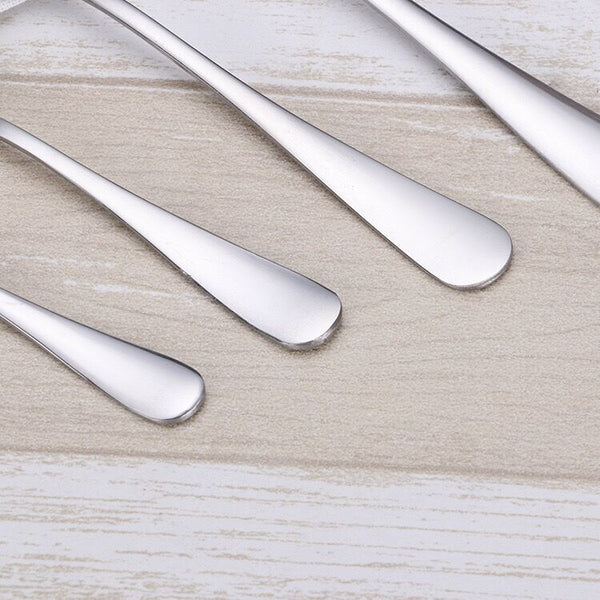 Cucharas de Acero Inoxidable Reforzado para Sopa y Café