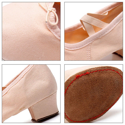 Zapatos de Danza de Suela Blanda en Lona - Image 4