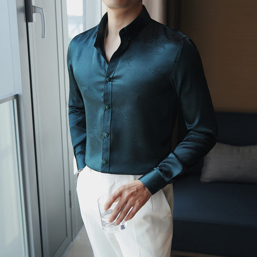 Camisa Manga Larga para Hombre Primavera - Tela Suave Premium - Image 4