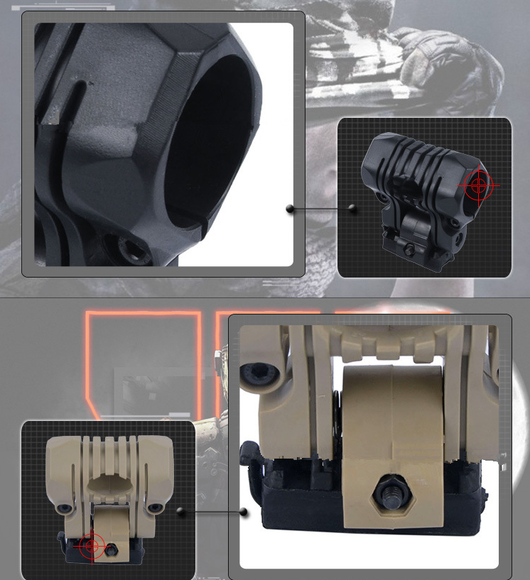 Soporte Ajustable para Linterna de Casco Outdoor - Image 3