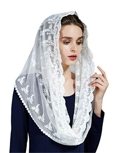 Velo de Novia en Encaje Elegante