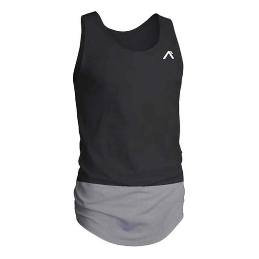Chaleco de Gimnasio con Diseño Patchwork para Hombre