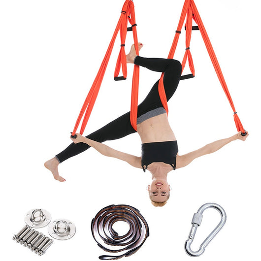 Hamaca de Yoga Aéreo Completa con 6 Asas - Soporte Máximo sin Elasticidad - Image 7