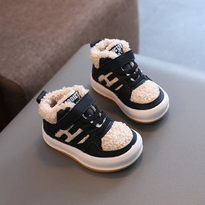 Zapatos de Algodón para Niñas con Lana de Cordero y Suela Antideslizante - Image 2