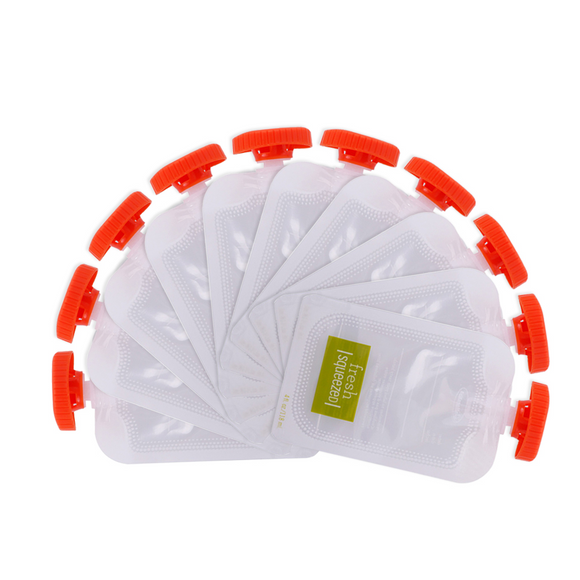 Set de 10 Bolsas Reutilizables para Almacenar Papillas y Jugos Naturales para Bebé