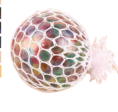 Pelota de Malla Multicolor Antiestrés Uva para Apretar - Image 2