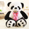 Peluche Panda Gigante con Moño - Muñeco Panda Suave y Adorable