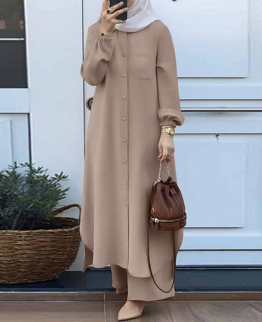 Conjunto Ejecutivo Mujer: Camisa Manga Larga y Pantalón - Image 21