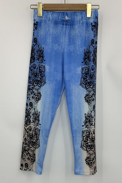 Pantalones Capri Skinny Estampados de Tela Vaquera Sintética Cintura Media - Image 27