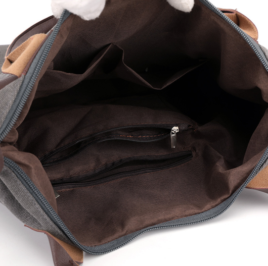 Bolsa Mensajera de Lona para Mujer - Estilo Casual - Image 3