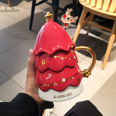 Taza de Cerámica con Árbol de Navidad - Image 9