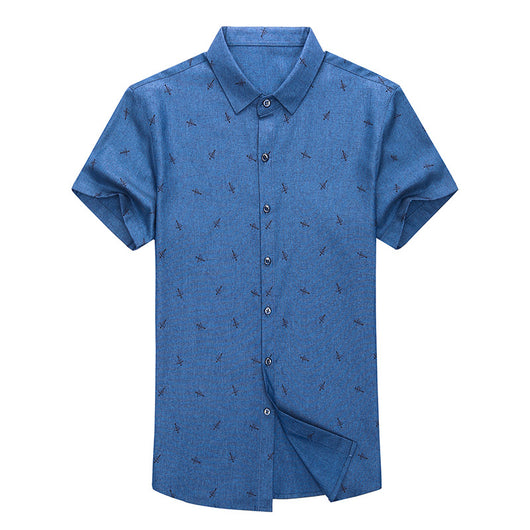 Camisa Ejecutiva de Algodón para Hombre - Manga Corta - Image 3
