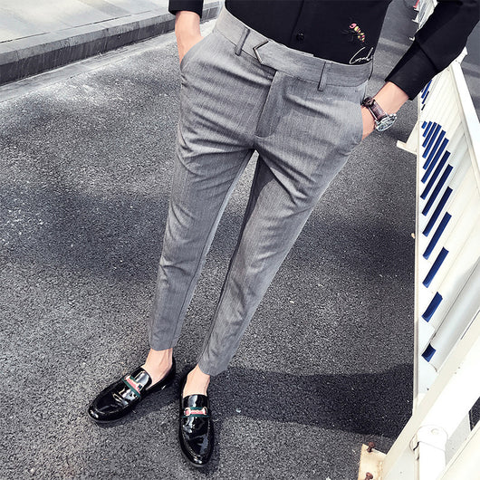Pantalones Cropped a Rayas - Elegancia Profesional y Moderna - Image 36