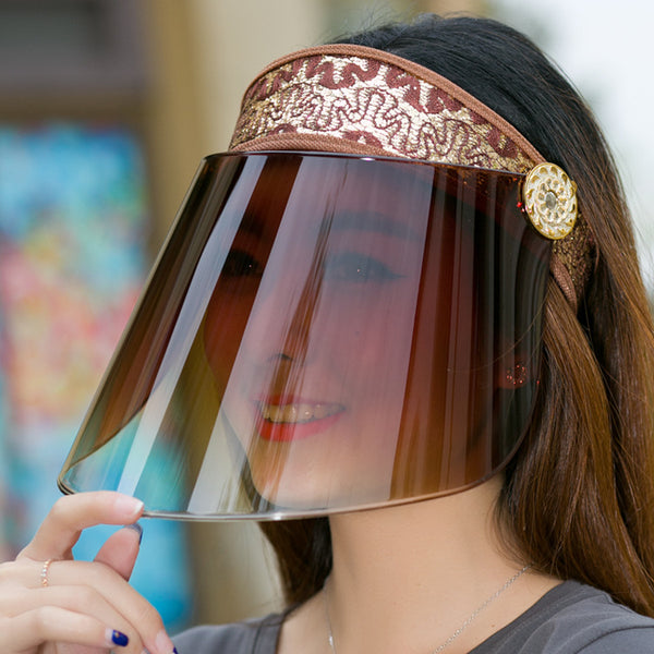 Gorra de Protección Solar con Lente Integrada