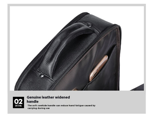 Mochila Ejecutiva de Cuero para Laptop - Estilo Profesional - Image 12