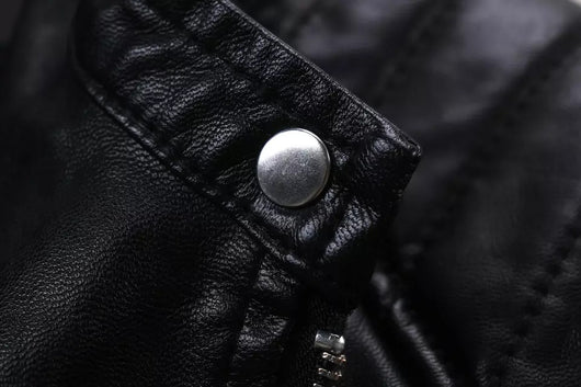 Chaqueta de Cuero PU para Motociclista - Estilo Europeo - Image 22