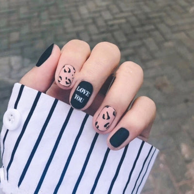 Uñas Postizas Adhesivas Estampado Leopardo - Diseño Viral - Image 3