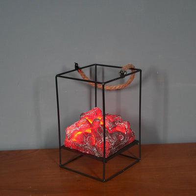 Lámpara LED de Fuego Chimenea Simulada Navidad Halloween - Image 6