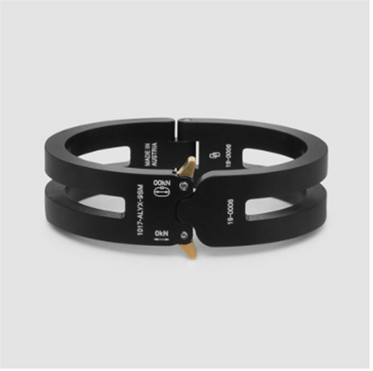 Pulsera de Metal con Cierre de Función Industrial