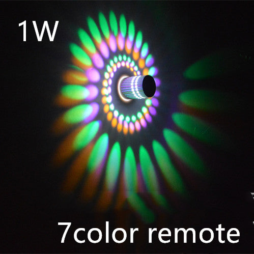 Lámpara LED Espiral Moderna para Pared - Luz Colorida para Bares y Espacios Interiores - Image 8