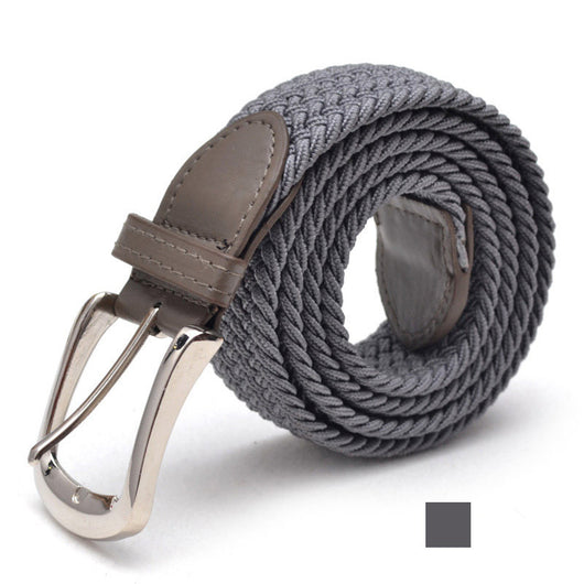 Cinturón Elástico Trenzado Unisex - Correa Extensible de Lona - Image 11