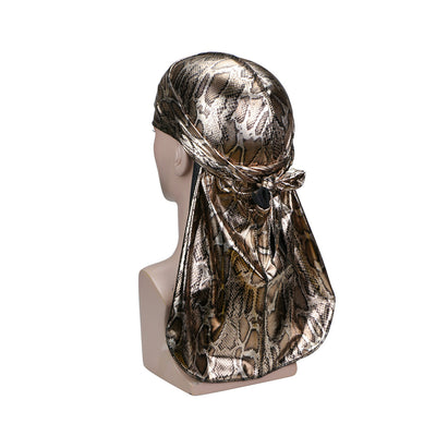 Gorra Pirata con Cola Larga y Estampado de Serpiente - Image 14