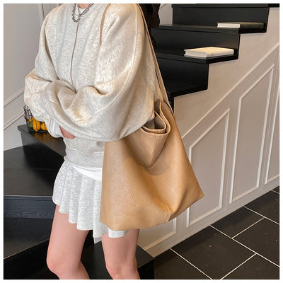 Bolso Tote de Hombro Leisure con Gran Capacidad y Textura - Image 28