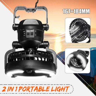 Ventilador Camping 18 LED - Luz y Aire Fresco en Uno - Image 4