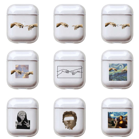 Funda Protectora Transparente para AirPods Compatible con Apple