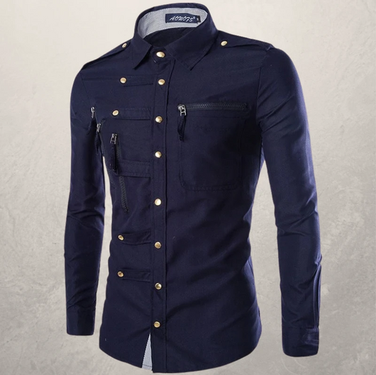 Camisa Slim Fit Multibotonadura para Hombre - Image 7