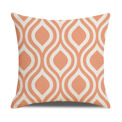 Funda de Almohada Lino Geometría Simple - Diseño Moderno para Sofá y Hogar - Image 27