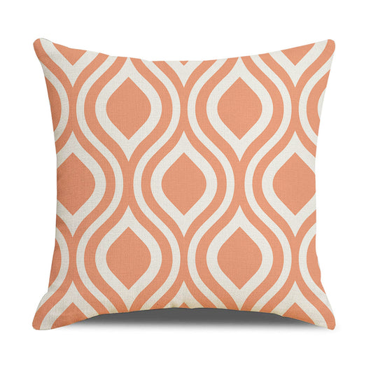 Funda de Almohada Lino Geometría Simple - Diseño Moderno para Sofá y Hogar - Image 27
