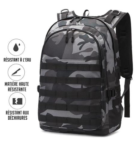 Mochila Táctica con Puerto USB Integrado