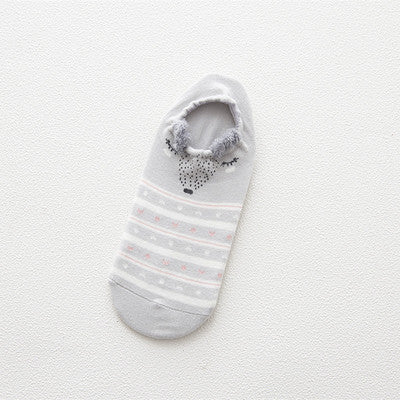 Calcetines de Algodón Estampados Adorables para Mujer - Image 16