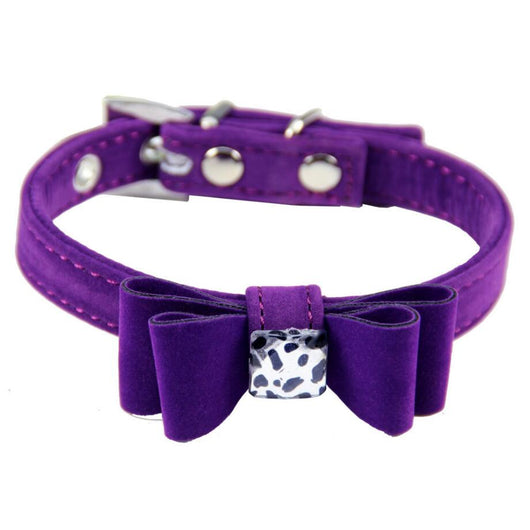 Collar para Perro con Moño de Tela Flocked - Image 11
