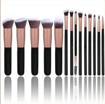 Set de 14 Brochas de Maquillaje con Mango de Madera - Image 7