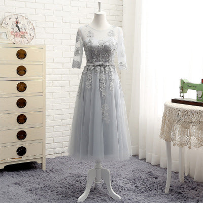 Vestido de Noche Midi Elegante para Bodas y Banquetes - Image 15