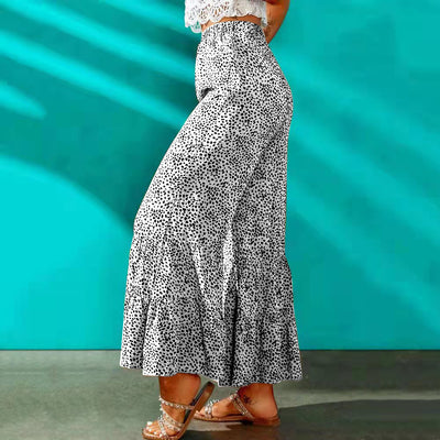 Pantalones Casuales Retro Ajustados con Cintura Elástica y Bota Acampanada - Image 18