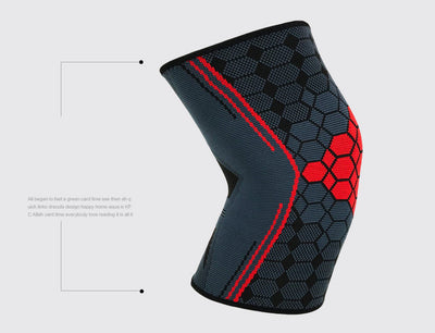 Leggings Deportivos con Protección de Rodilla - Tejido Jacquard Nylon - Image 3