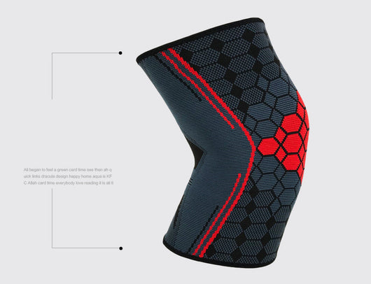 Leggings Deportivos con Protección de Rodilla - Tejido Jacquard Nylon - Image 3